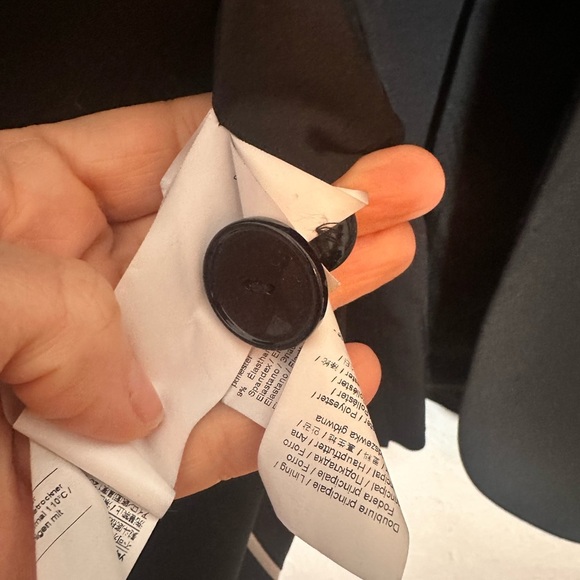 Stephanel Black Slim Fit Blazer Size 6 - Picture 11 of 11